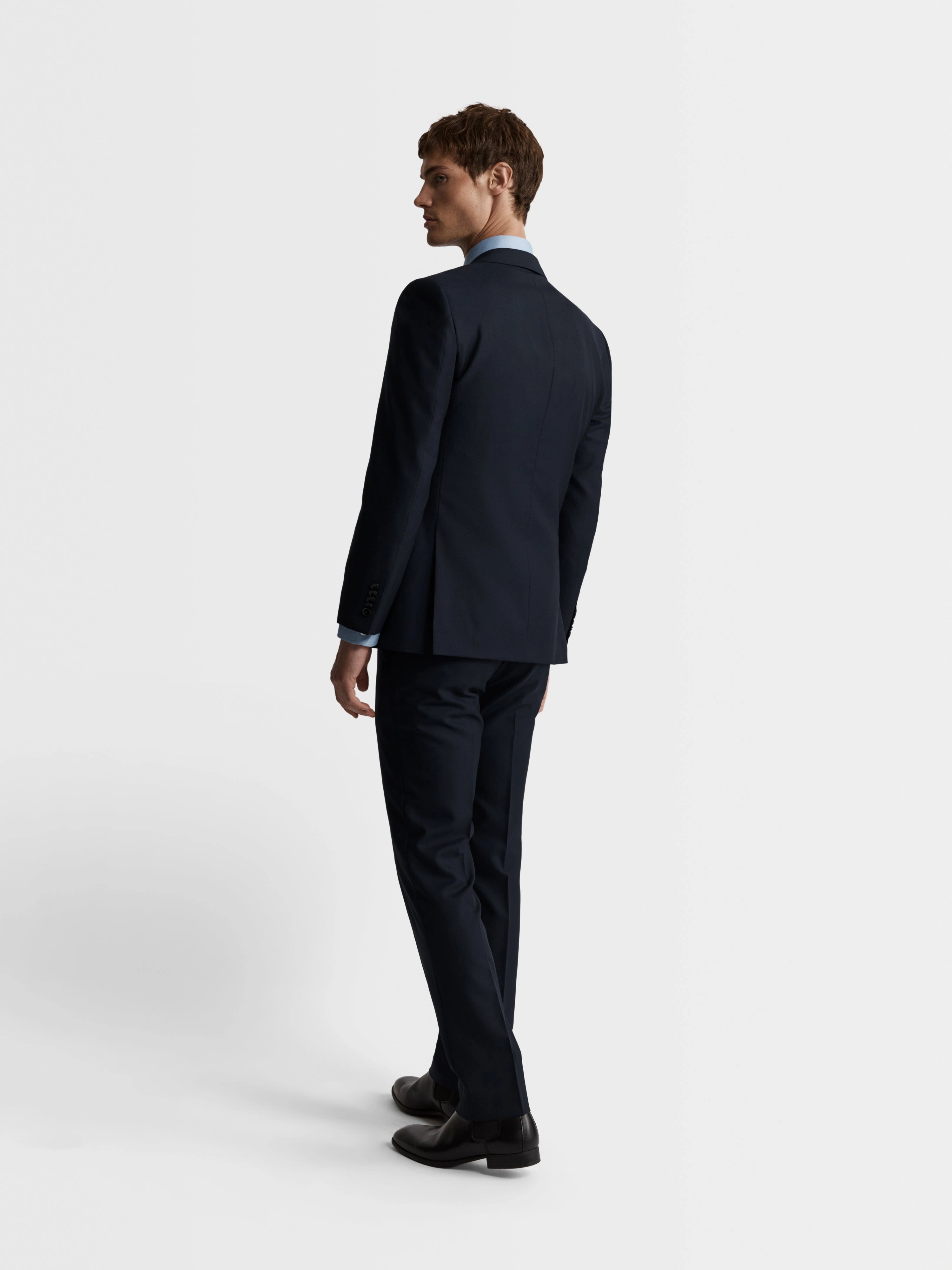 Aldgate Italian Luxury Wool Slim Suit Trouser